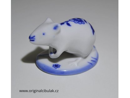 Cibulák Bílá myška 7 cm originální český porcelán Dubí DUX