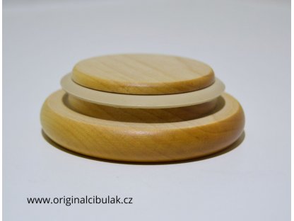Zwiebelmuster dose Banak mit Holzdeckel ohne Inschrift 10 cm original tschechisches Porzellan Dubí