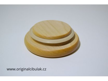 Cibulák dóza Baňák s dřevěným uzávěremnápis Rozinky 10 cm Dubí