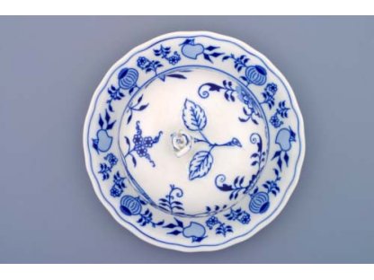 Cibuľová krabička na syr okrúhla 19 cm originálny cibuľový porcelán Dubí, cibuľový vzor,