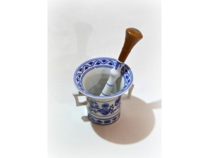 cibulák hmoždíř  Leander cibulákový porcelán