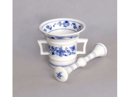 Cibulák mažiar s tĺkom 10 cm  cibulový porcelán originálny cibulák Dubí