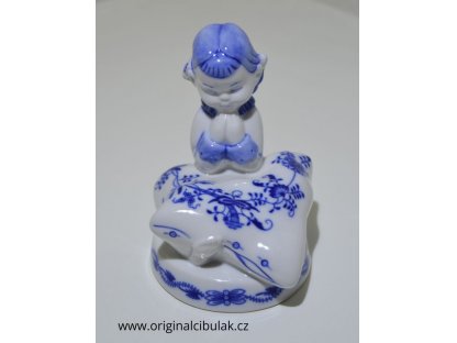 Cibulák Dievčatko v perinke 12 cm  originálny cibulákový porcelán Dubí Royal DUX