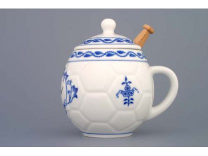 Cibulák Honey mug with lid and inscription Honey 0,40 l Czech porcelain Dubí 2.jakost