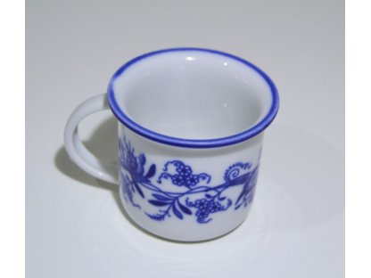 Cibulák hrnček Tina 0,10 l cibulový porcelán, originálny porcelán Dubí, 2. akosť