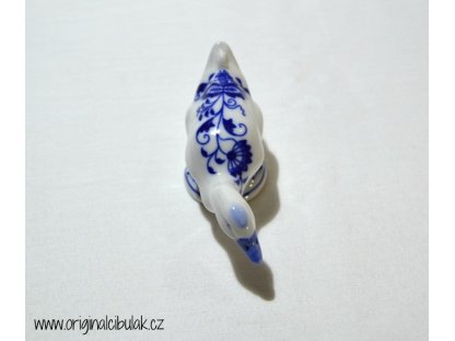 Cibulák  Kačica 9,5 cm originálny cibulák  český porcelán Dubí Royal Dux 2.jakost