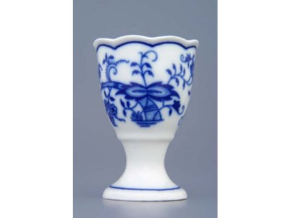 Zwiebelmuster Egg Cup, Original Bohemia Porcelain from Dubi