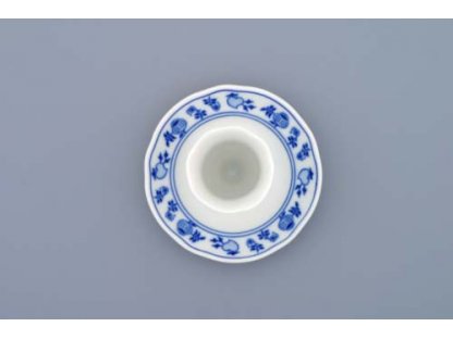 Cibulák kalíšek na vejce s podstavcem 10 cm originální cibulákový porcelán Dubí, cibulový vzor,