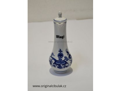 Cibulák carafe with lid Magi 0,14 l original Czech porcelain Dubí