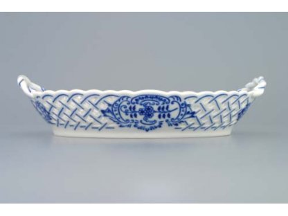Zwiebelmuster  Basket Perforated 21cm,Original Bohemia Porcelain from Dubi