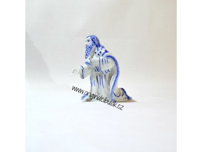 Cibulák kráľ Melichar 11,5 cm cibulový porcelán originálny cibulák Dubí