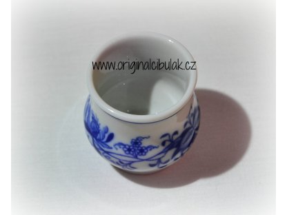 Cibulák likérka 0,045 l cibulový porcelán originálny cibulák Dubí