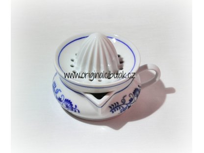 cibulák lis na citrón 10 cm originální cibulákový porcelán Dubí 2.jakost