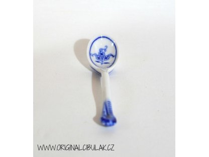 Cibulák lyžička 12 cm cibulový porcelán originálny cibulák Dubí