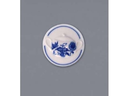 Cibulák magnetka guľatá cukornička s uškami 4,5 cm, cibulový porcelán originálny cibulák Dubí