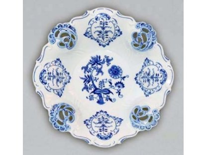 Cibulák mísa Aida prořezávaná 32 cm originální cibulákový porcelán Dubí, cibulový vzor