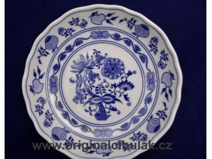 Cibulák mísa kompotová 20 cm originální cibulákový porcelán Dubí, cibulový vzor, 2. jakost
