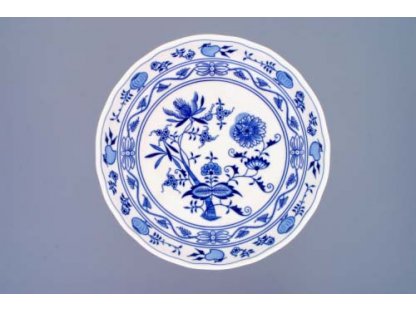 Cibulák misa kompótová, obojstranná na vysokej nôžke 26 cm cibulový porcelán originálny cibulák Dubí 2.akosť