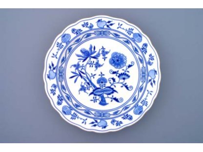 Zwiebelmuster Round Deep Dish 31cm, Original Bohemia Porcelain from Dubi