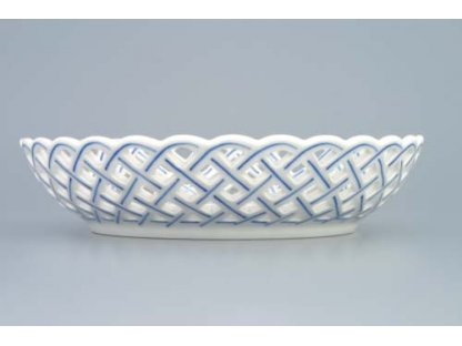Cibulák Mísa kulatá prolamovaná 18 cm originální cibulákový porcelán Dubí, cibulový vzor,