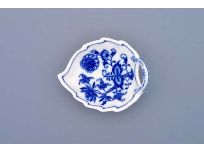 Cibulák mísa list 10,5 cm originální cibulákový porcelán Dubí, cibulový vzor,