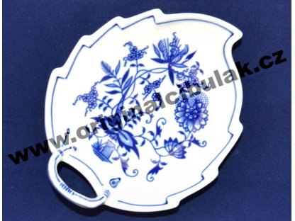 Zwiebelmuster Blattschale 15cm Original Bohemia Porzellan Dubi Karlsbader