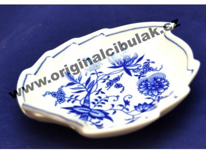 Zwiebelmuster Blattschale 15cm Original Bohemia Porzellan Dubi Karlsbader