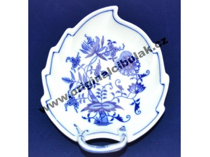 Zwiebelmuster Blattschale 15cm Original Bohemia Porzellan Dubi Karlsbader