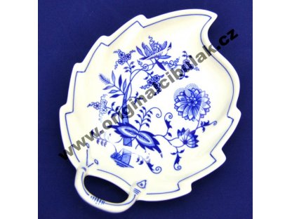 Cibulák misa list 19 cm cibulový porcelán originálny cibulák Dubí