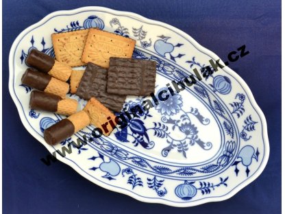Zwiebelmuster Oval bowl 31cm Original Blue Onion Pattern Bohemia from Dubi 