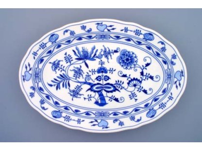 Zwiebelmuster Ovale Schüssel 43cm Original Bohemia Porzellan Dubi Karlsbader 