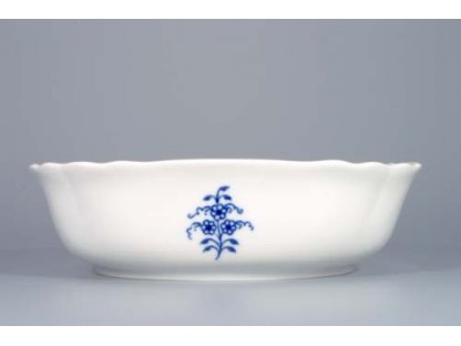 Cibulák mísa salátová čtyřhranná italská 19 cm originální cibulákový porcelán Dubí, cibulový vzor,