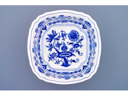 Cibulák misa šalátová štvorhranná talianska 21 cm cibulový porcelán originálny cibulák Dubí