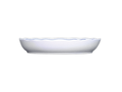 Cibulák mísa salátová oválná 27,8 cm originální cibulákový porcelán Dubí, cibulový vzor,