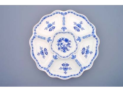 Cibulák Mísa šestidílná 35,2 cm originální cibulákový porcelán Dubí, cibulový vzor,