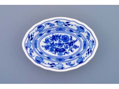 Cibulák miska raviere oválná 15 cm originální cibulákový porcelán Dubí, cibulový vzor,