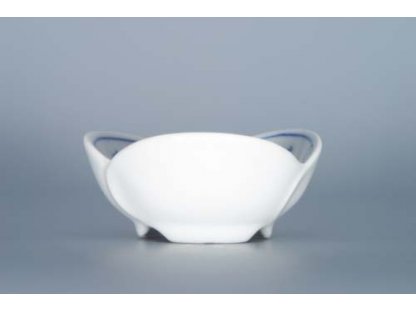 Cibulák miska trojlístek 7,3 cm originální cibulákový porcelán Dubí, cibulový vzor,