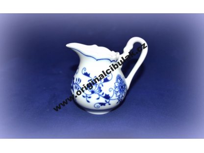 Cibulák mlékovka vysoká 0,08 l originální cibulákový porcelán Dubí, cibulový vzor,