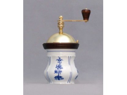 Cibulák Mlýnek na kávu Aneta 19 cm originální cibulákový porcelán Dubí, cibulový vzor 2. jakost