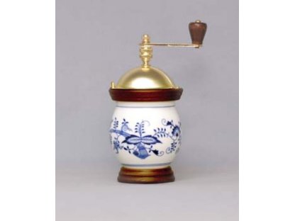 Cibulák mlynček na kávu Banak 20 cm, cibulový porcelán, originálny cibulák Dubí 2. akosť