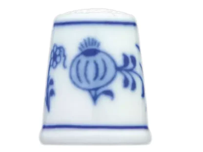 Cibulák Náprstek 2,7 cm originální cibulákový porcelán Dubí, cibulový vzor