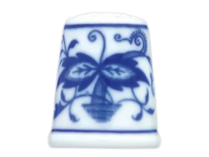 Cibulák Náprstek 2,7 cm originální cibulákový porcelán Dubí, cibulový vzor