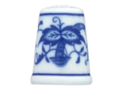 Cibulák Náprstek 2,7 cm originální cibulákový porcelán Dubí, cibulový vzor