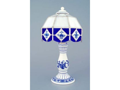 Cibulák nočná lampička vitráž 30 cm cibulový porcelán originálny cibulák Dubí