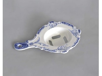 Cibulák Oddělovač bílku 17 cm originální cibulákový porcelán Dubí, cibulový vzor