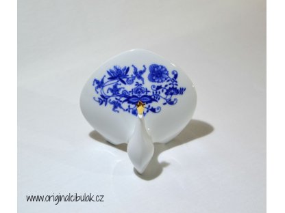 Cibulák páv 12,5 cm originální cibulákový porcelán Dubí, cibulový vzor,