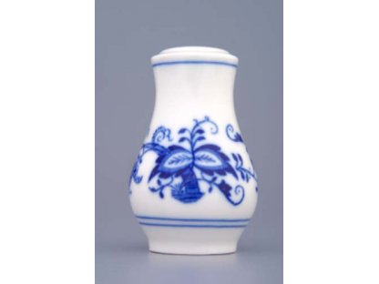 Cibulák pepřenka sypací bez nápisu 5 cm ,  originální cibulákový porcelán Dubí, cibulový vzor, 2.jakost