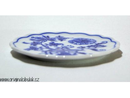 Cibulák podložka pod sklenici 10 cm originální cibulákový porcelán Dubí, cibulový vzor,