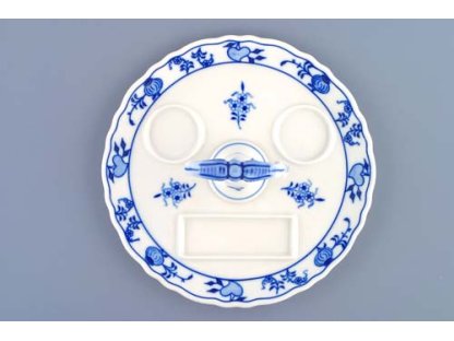 Cibulák Podnos okrúhly s kľúčom 21cm 480g Originálny Český Porcelán Dubí
