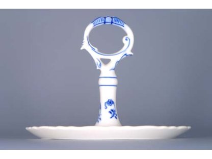 Cibulák Podnos okrúhly s kľúčom 21cm 480g Originálny Český Porcelán Dubí